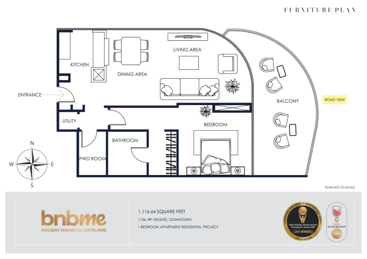 Bnbmehomes - 1 Bed - Seconds To Dubai Mall - 1106 외부 사진